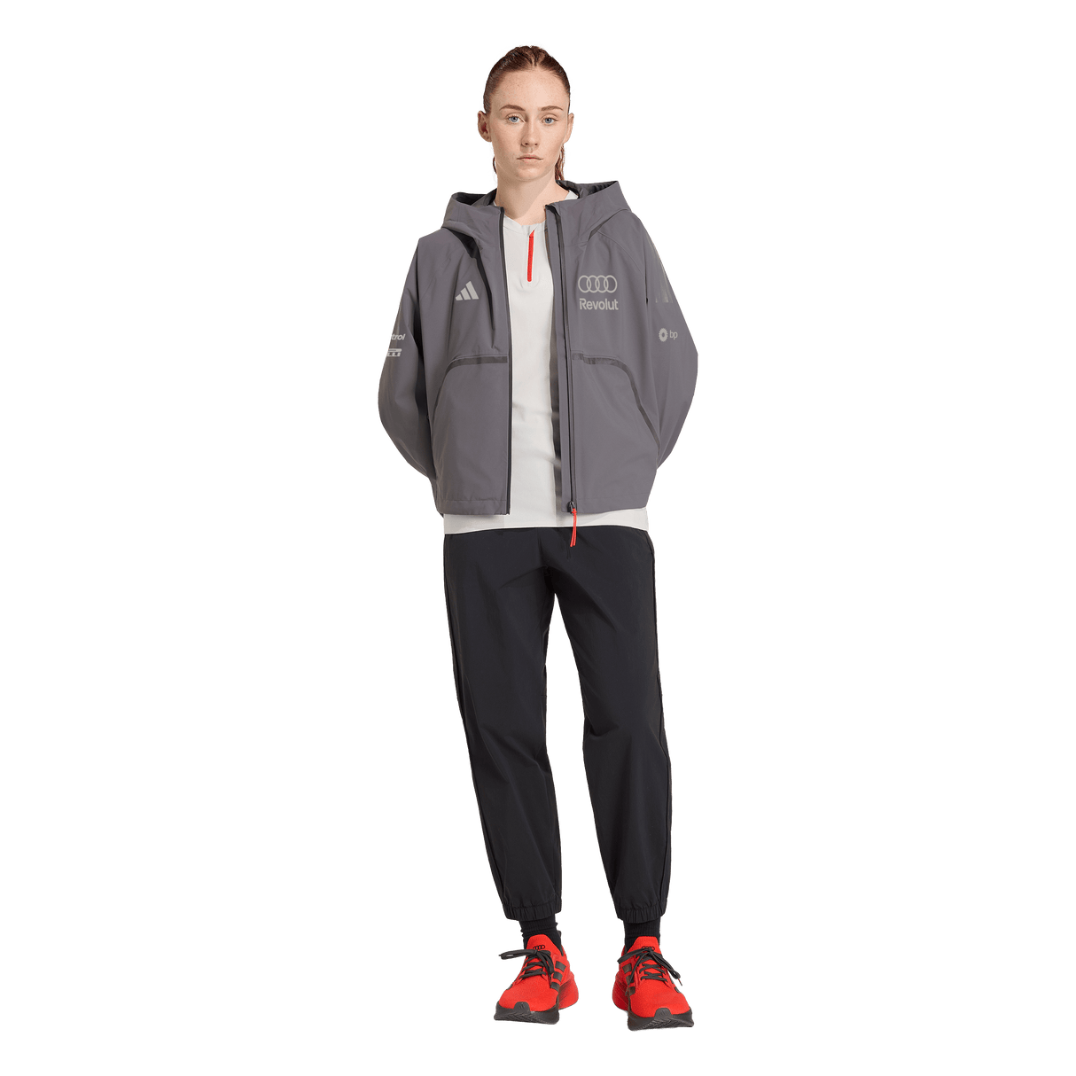 ADIDAS - Audi Revolut Formula One Team 2026 Engineers & Marketing Rain Jacket - Donna - Black - image 5