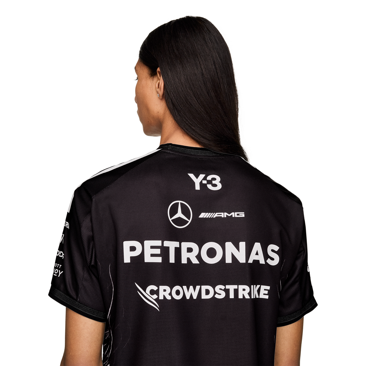 ADIDAS - Y-3 Mercedes - Amg Petronas Formula 1 Team Driver Short Sleeve Jersey - Black - image 8