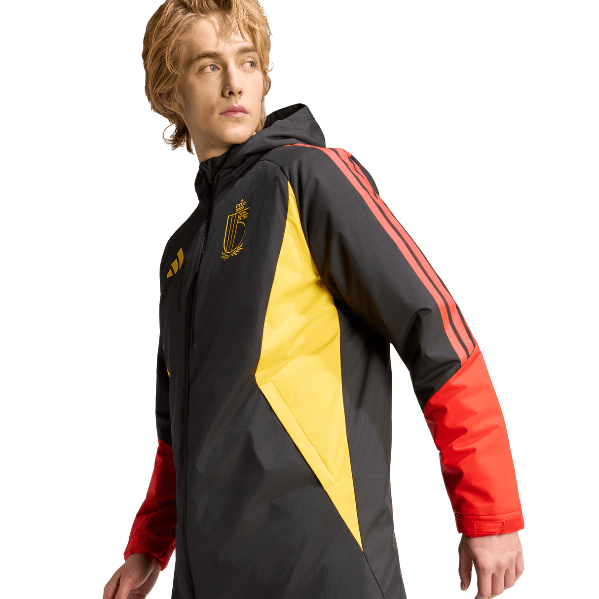 ADIDAS - Belgium 26 Tiro Stadium Parka - Uomo - Black - image 7