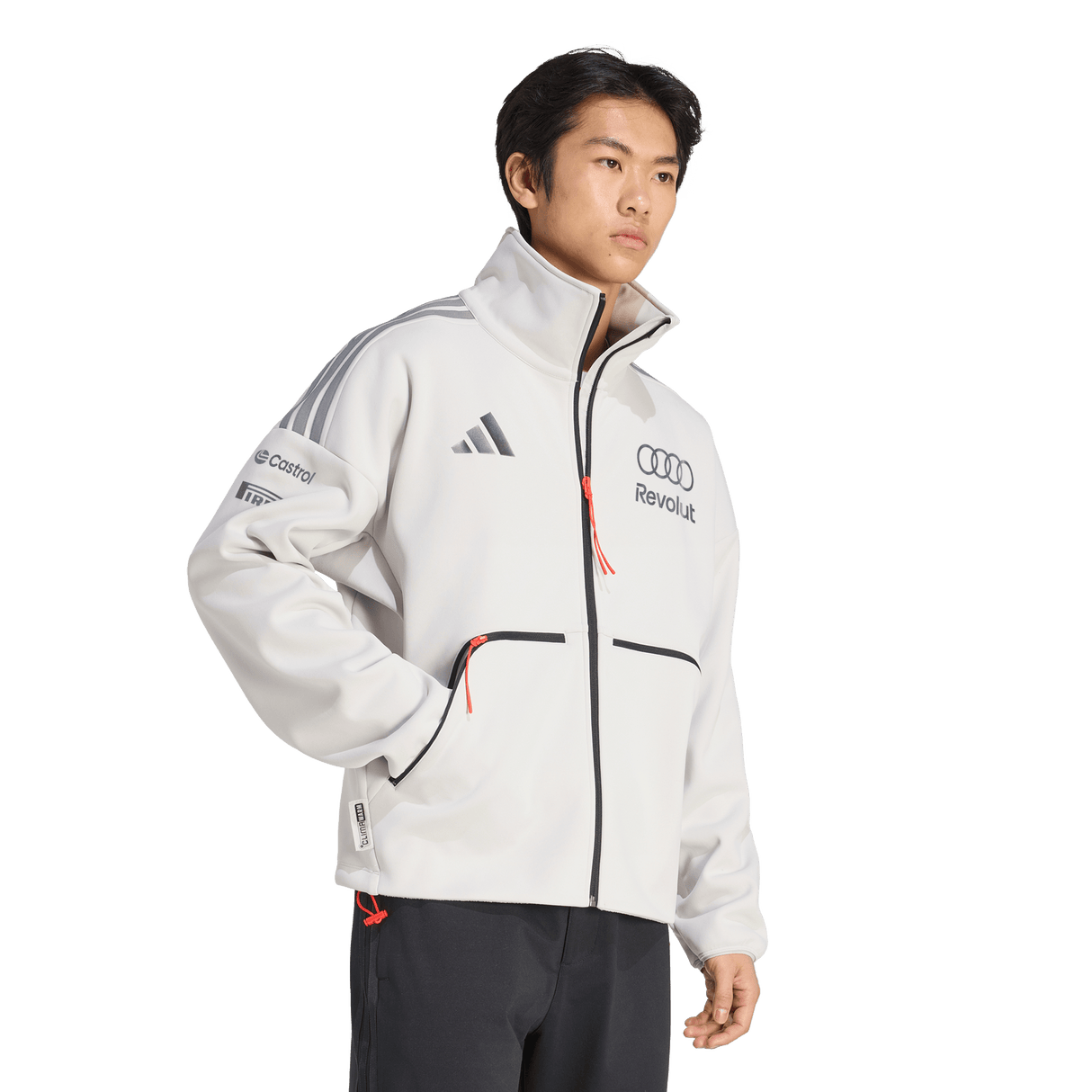 ADIDAS - Audi Revolut Formula One Team 2026 Engineers & Marketing Track Top - Uomo - Grey - image 4