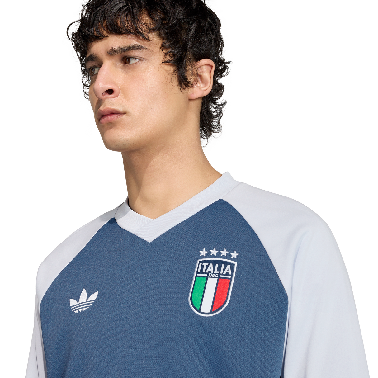 ADIDAS - Italy 26 Away Pre-Match Warm Top - Uomo - Blue - image 6