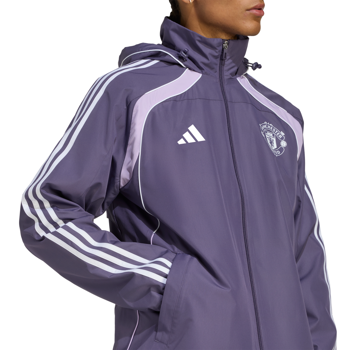 ADIDAS - Manchester United Ubp Windbreaker - Uomo - Violet - image 6