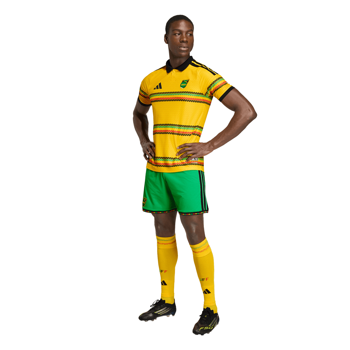 ADIDAS - Maglia Home Giamaica 26 Authentic X Bob Marley - Uomo - Yellow - image 6