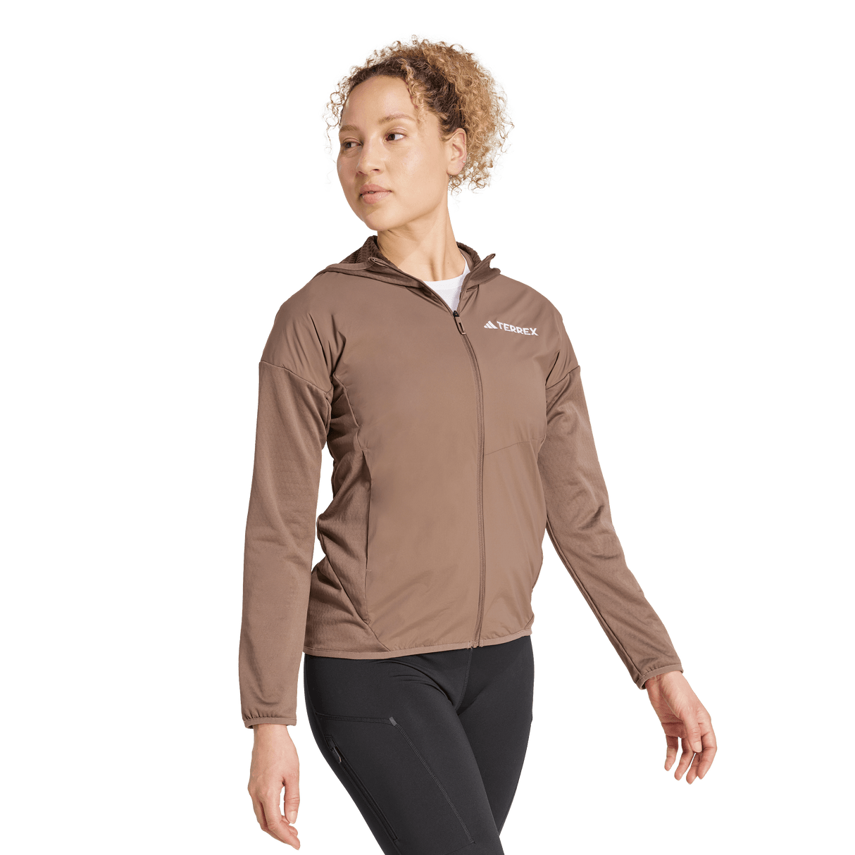 ADIDAS - Giacca Con Cappuccio TERREX Xperior CLIMAWARM+ Wind Light Fleece - Donna - image 11