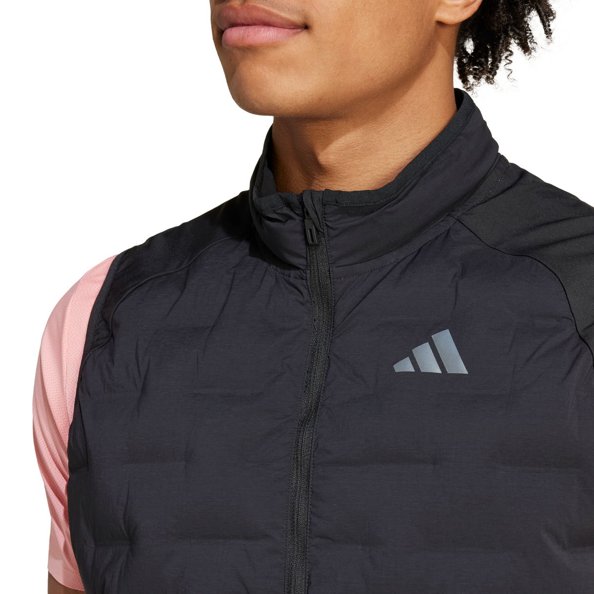 ADIDAS - Gilet Adizero Running Imbottito - Uomo - Black - image 8