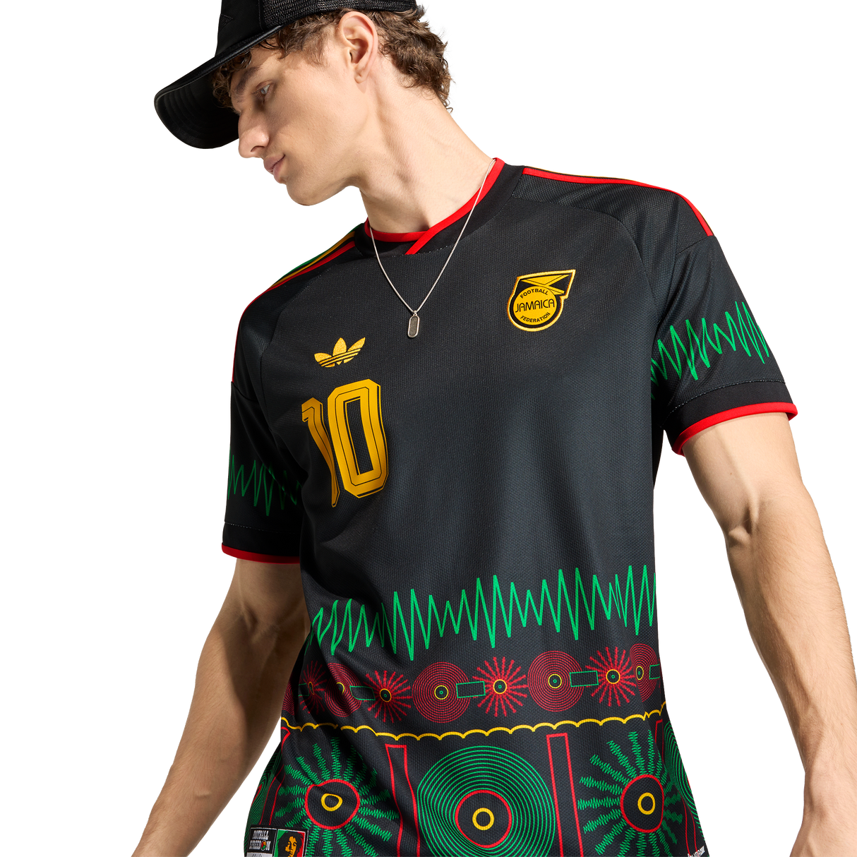 ADIDAS - Maglia Da Trasferta X Bob Marley Giamaica 26 - Uomo - Black - image 6