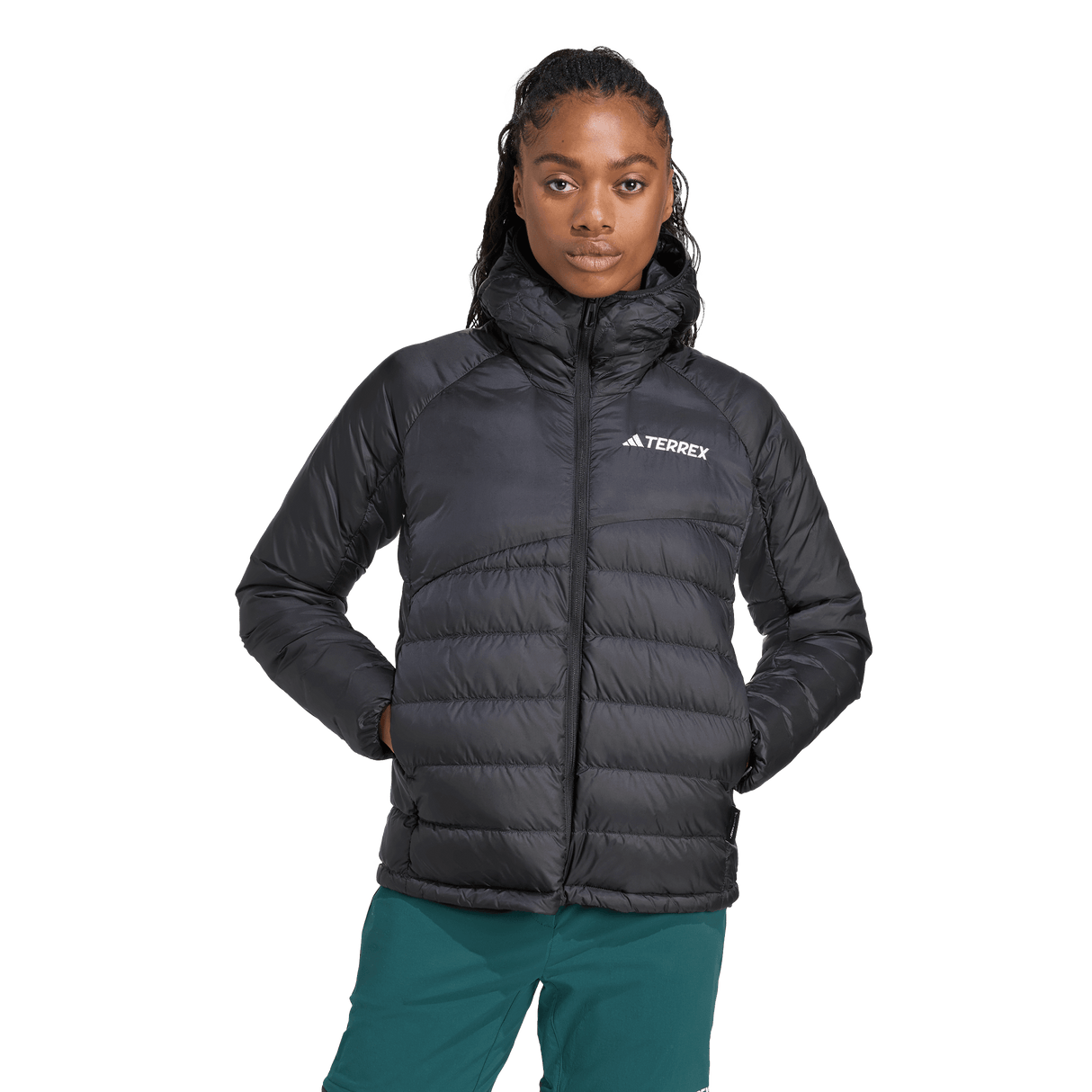 ADIDAS - Giacca Con Cappuccio In Piumino TERREX Xperior CLIMAWARM+ - Donna - image 2