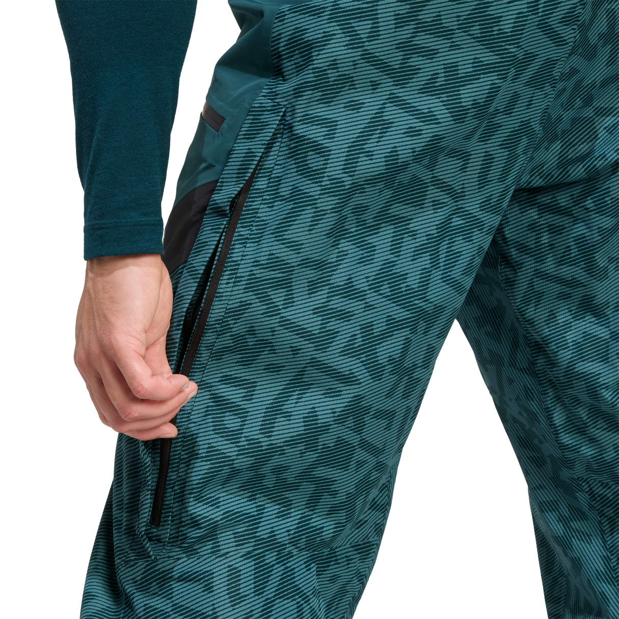 ADIDAS - TERREX Techrock Hybrid PRIMEKNIT CLIMAPROOF Pants - Uomo - Blue - image 7