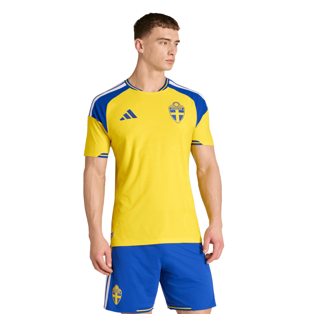 ADIDAS - Sweden 26 Home Authentic Jersey - Uomo - Yellow - image 3
