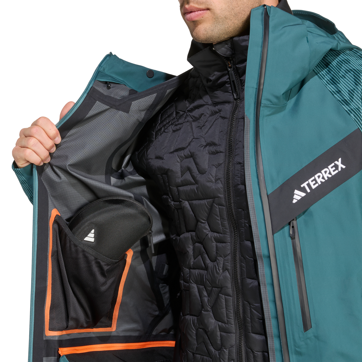 ADIDAS - TERREX Techrock Hybrid PRIMEKNIT CLIMAPROOF+ Jacket - Uomo - image 15