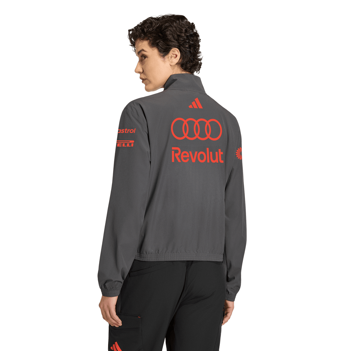 ADIDAS - Audi Revolut Formula One Team 2026 Mechanics Track Top - Donna - Black - image 3