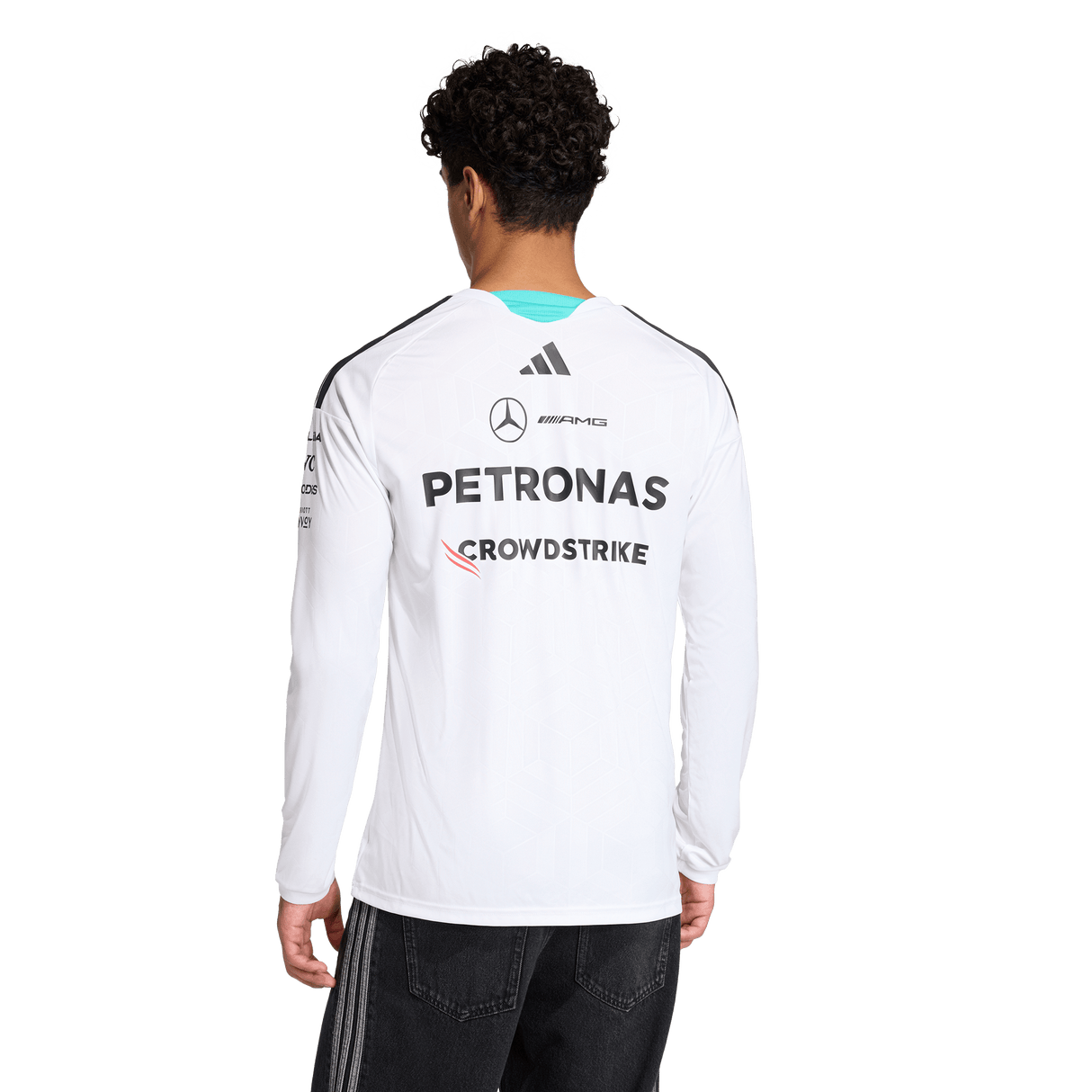 ADIDAS - Mercedes - Amg Petronas Formula 1 Team Driver Jersey Longsleeve - Uomo - image 3