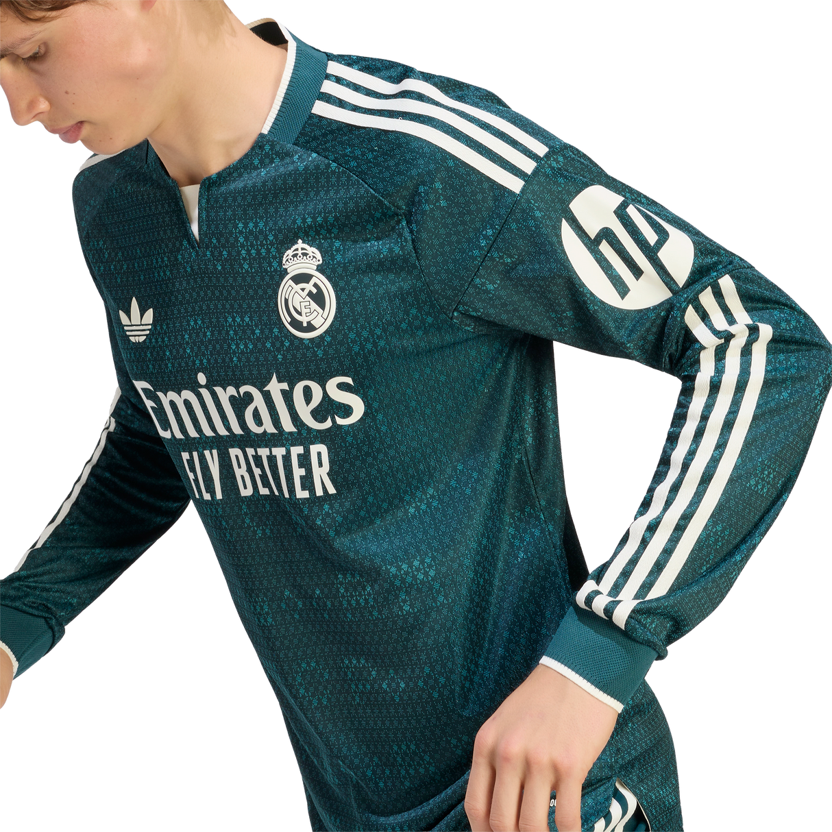 ADIDAS - Real Madrid 26/27 Away Authentic Jersey Long Sleeve - Uomo - Blue - image 7