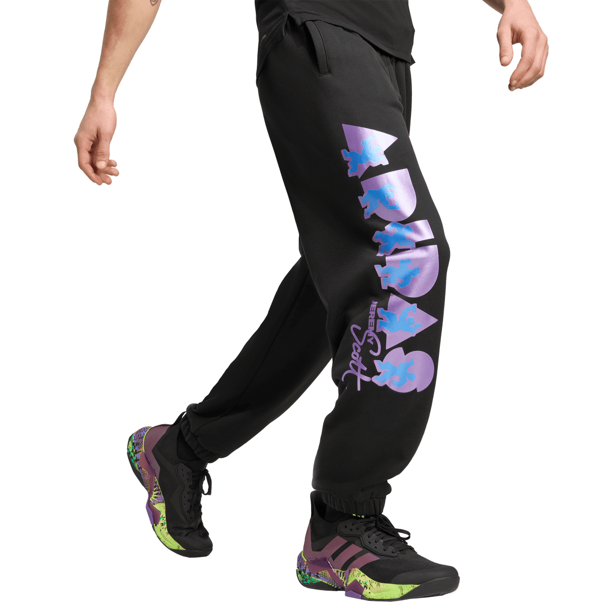 ADIDAS - Pantaloni Adidas X Jeremy Scott - Uomo - Black - image 5