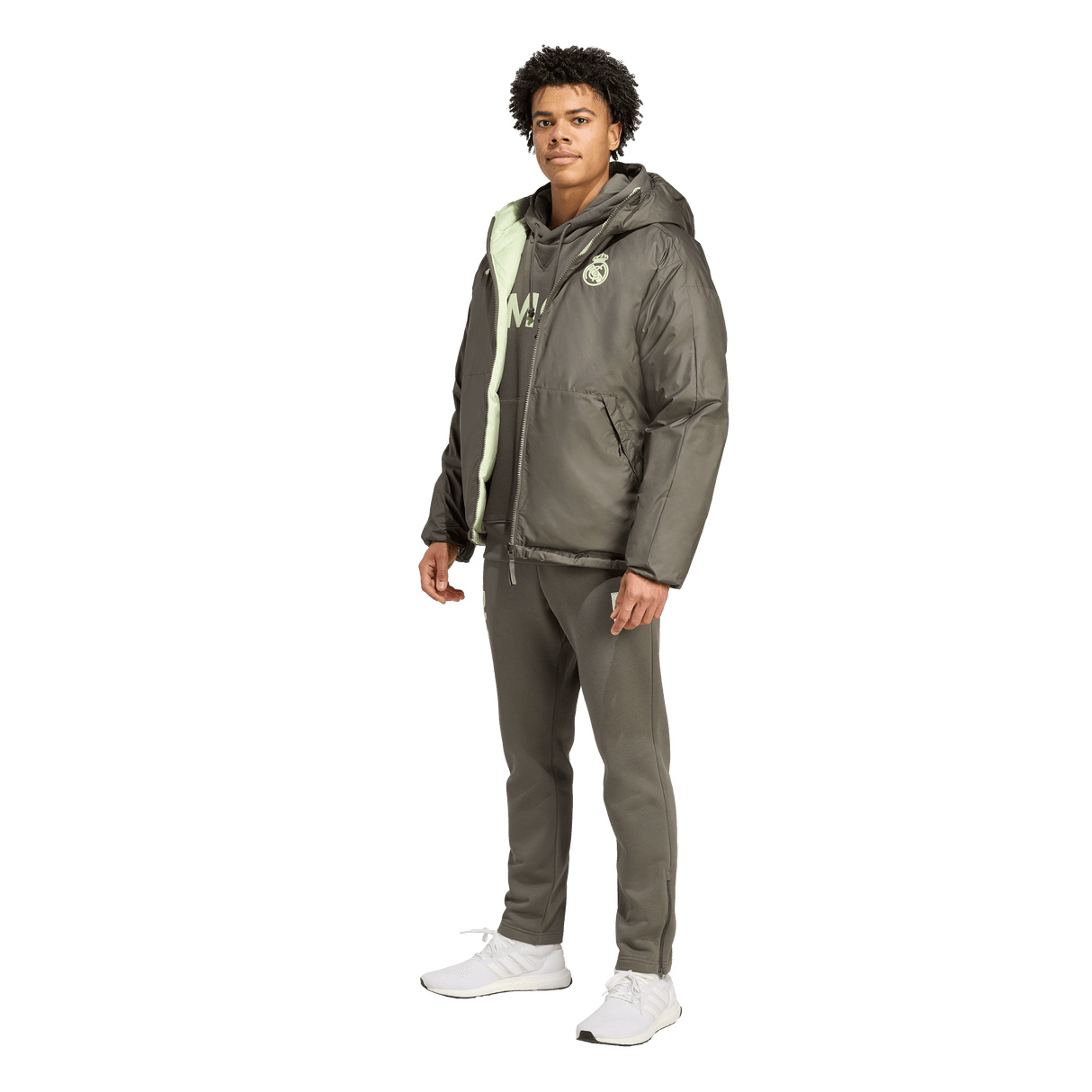 ADIDAS - Real Madrid Seasonal Down Jacket - Uomo - Grey - image 6