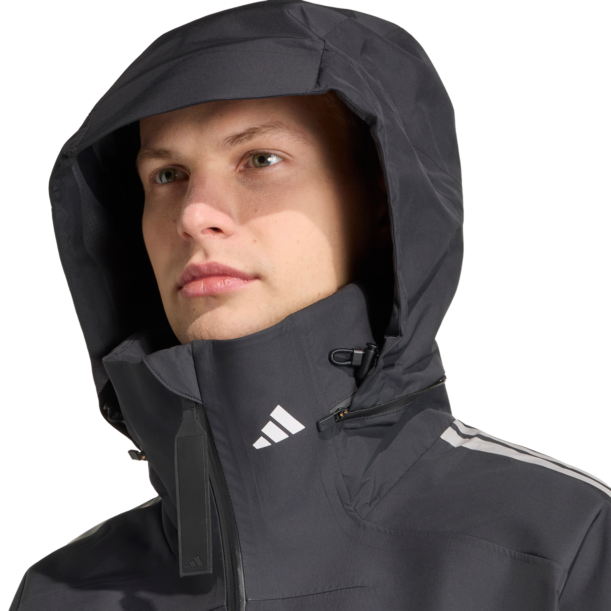 ADIDAS - Parka Antipioggia Mercedes - Amg Petronas Formula 1 Team Engineers - Uomo - Black - image 6