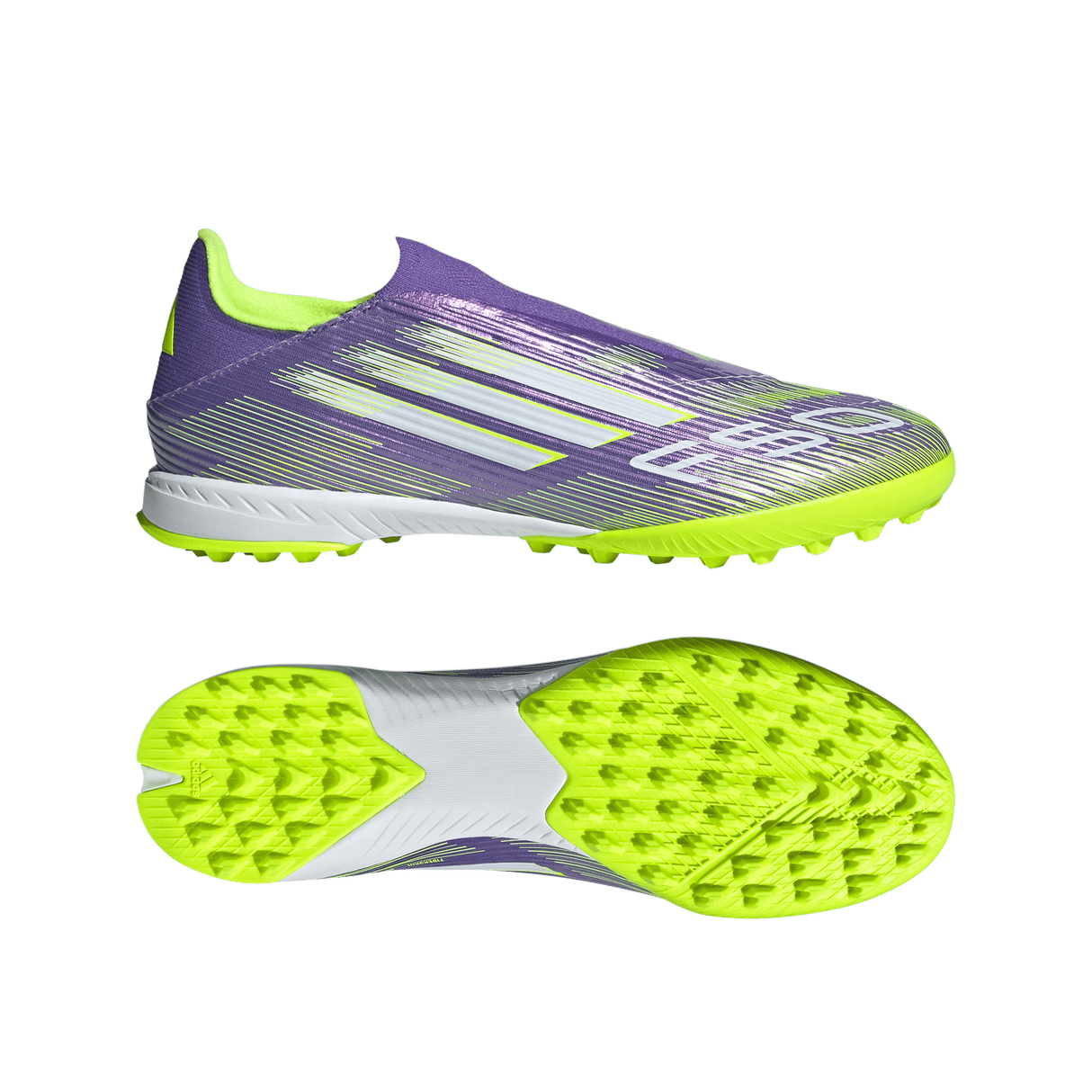 ADIDAS - F50 League Stivali Turf Senza Lacci - Purple - image 10