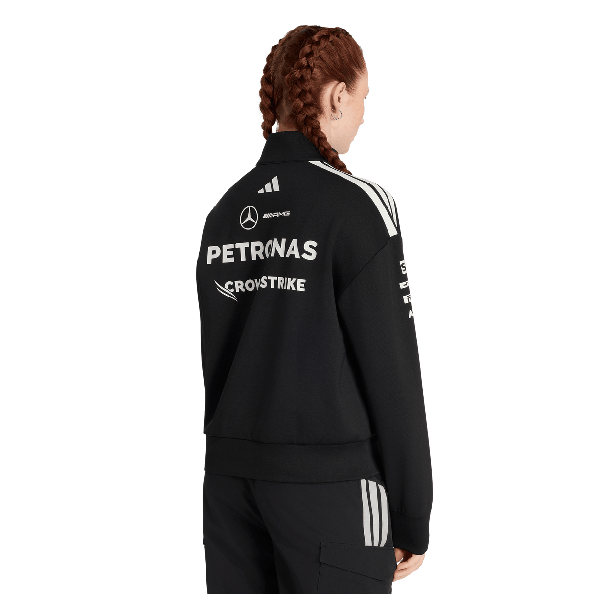 ADIDAS - Mercedes - Amg Petronas Formula 1 Team Engineers Quarter Zip - Donna - Black - image 3