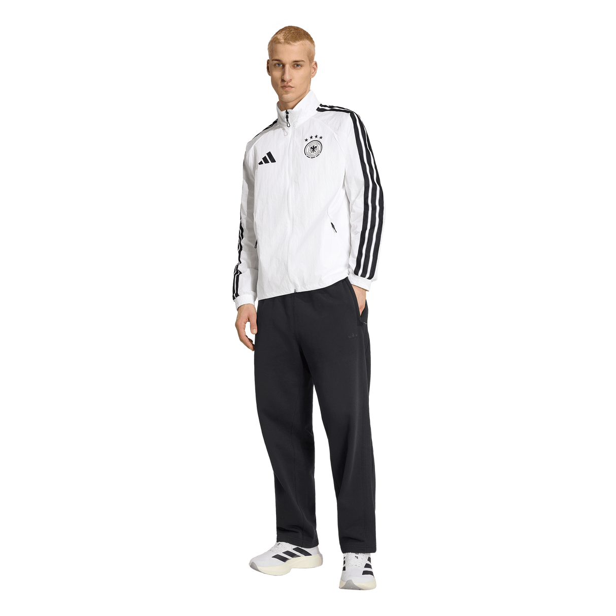 ADIDAS - Germany Home Anthem Jacket - Uomo - White - image 5