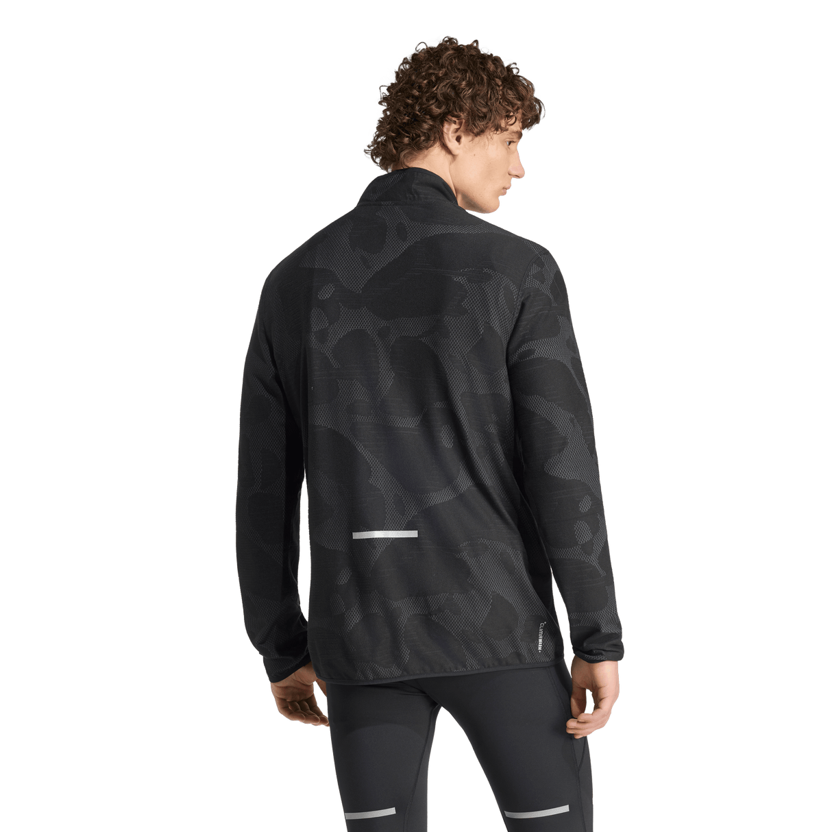 ADIDAS - Adi365 Running Half Zip CLIMAWARM+ Mid Long Sleeve - Uomo - Black - image 3