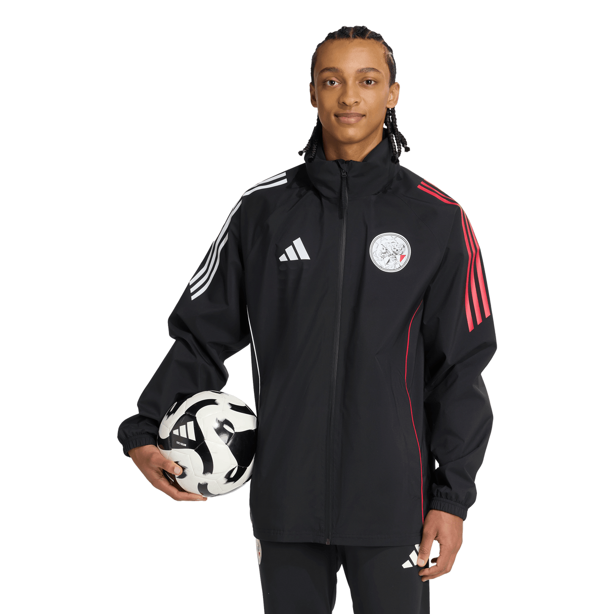 ADIDAS - Ajax Amsterdam 25/26 Rain Jacket - Uomo - Black - image 2