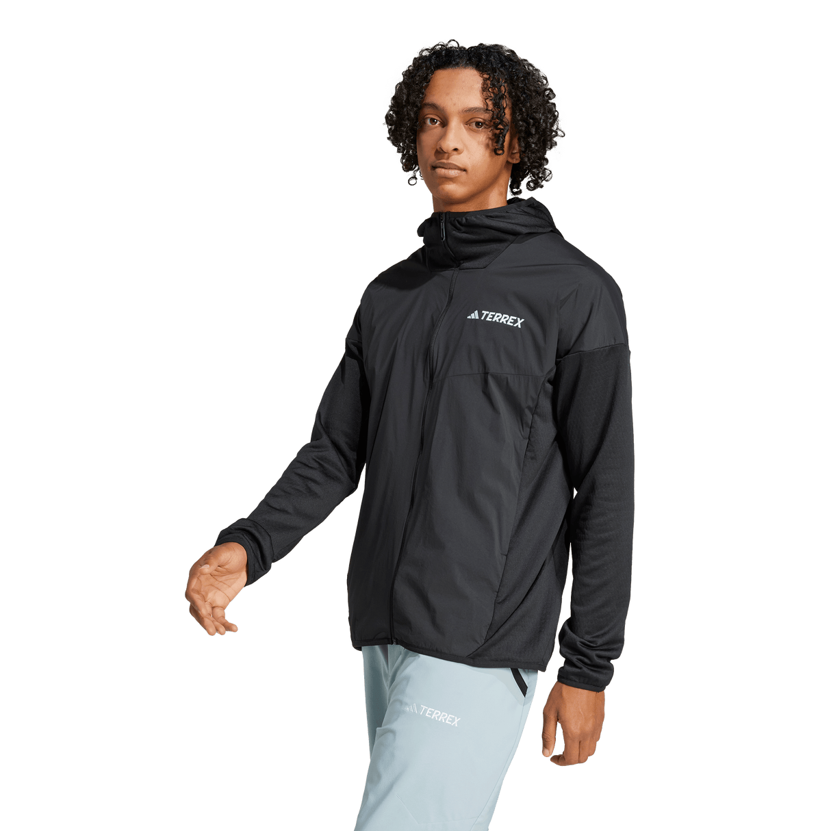 ADIDAS - Giacca Con Cappuccio TERREX Xperior CLIMAWARM+ Wind Light Fleece - Uomo - image 2