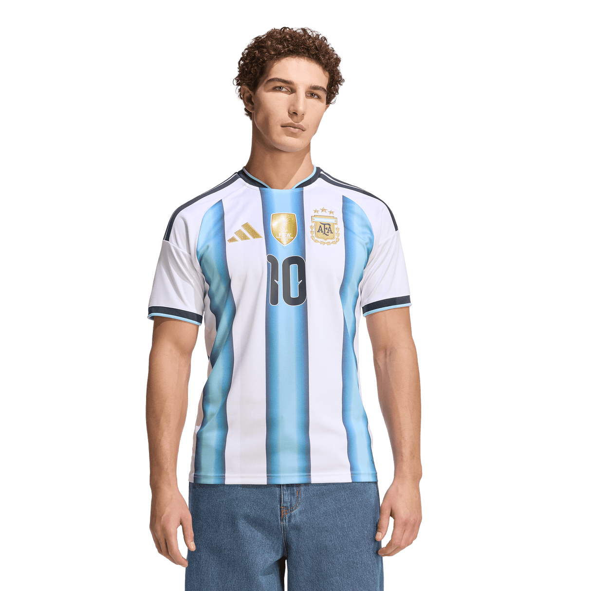 ADIDAS - Maglia Home Messi Argentina 26 - Uomo - White - image 3
