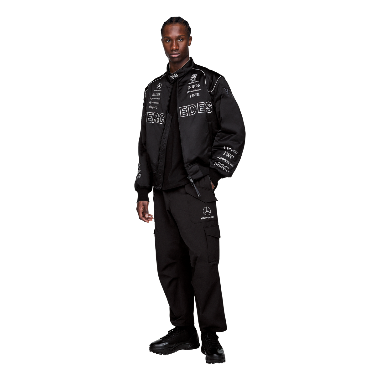 ADIDAS - Y-3 Mercedes - Amg Petronas Formula 1 Team Jacket - Black - image 5