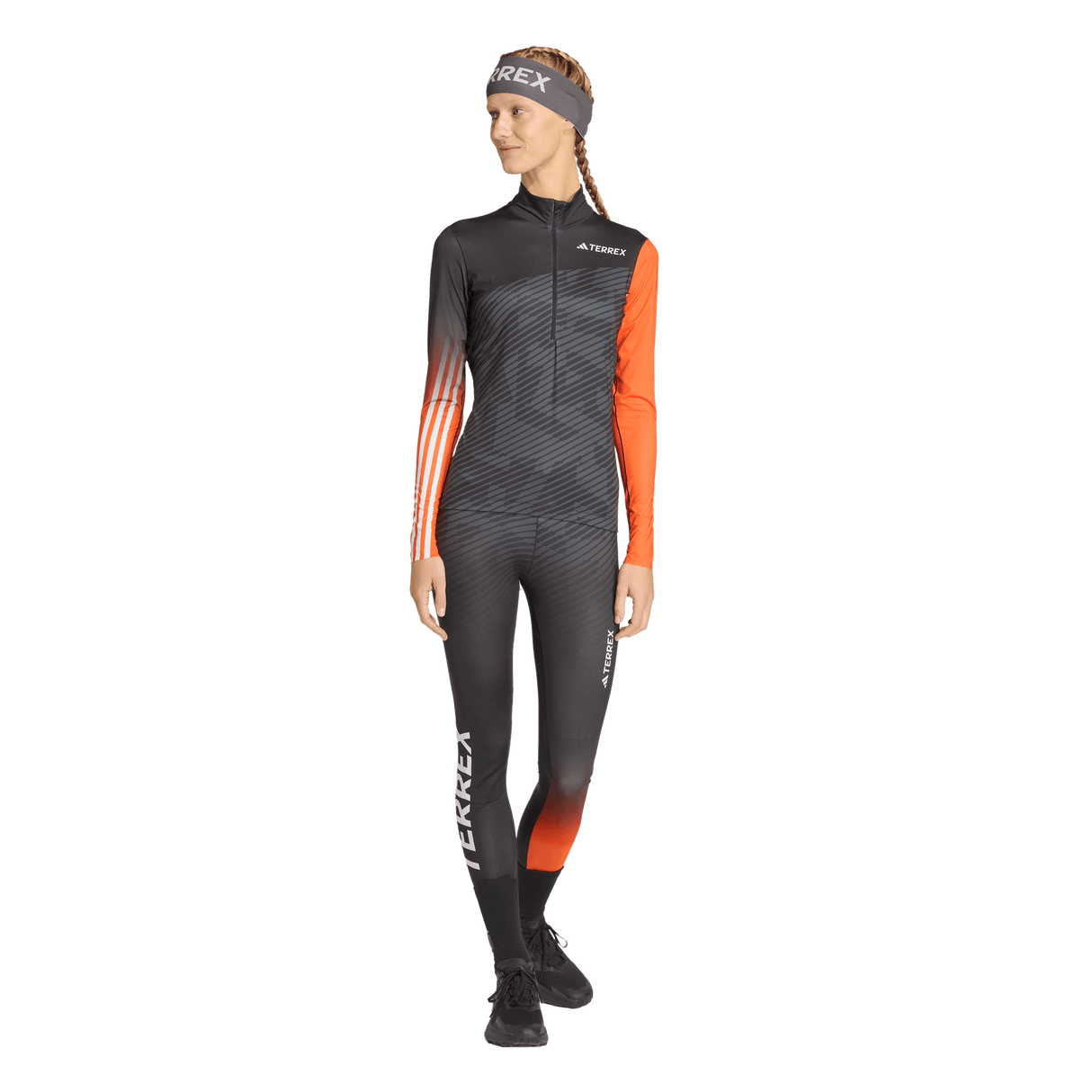 ADIDAS - Leggings TERREX Xperior Race - Donna - Orange - image 5