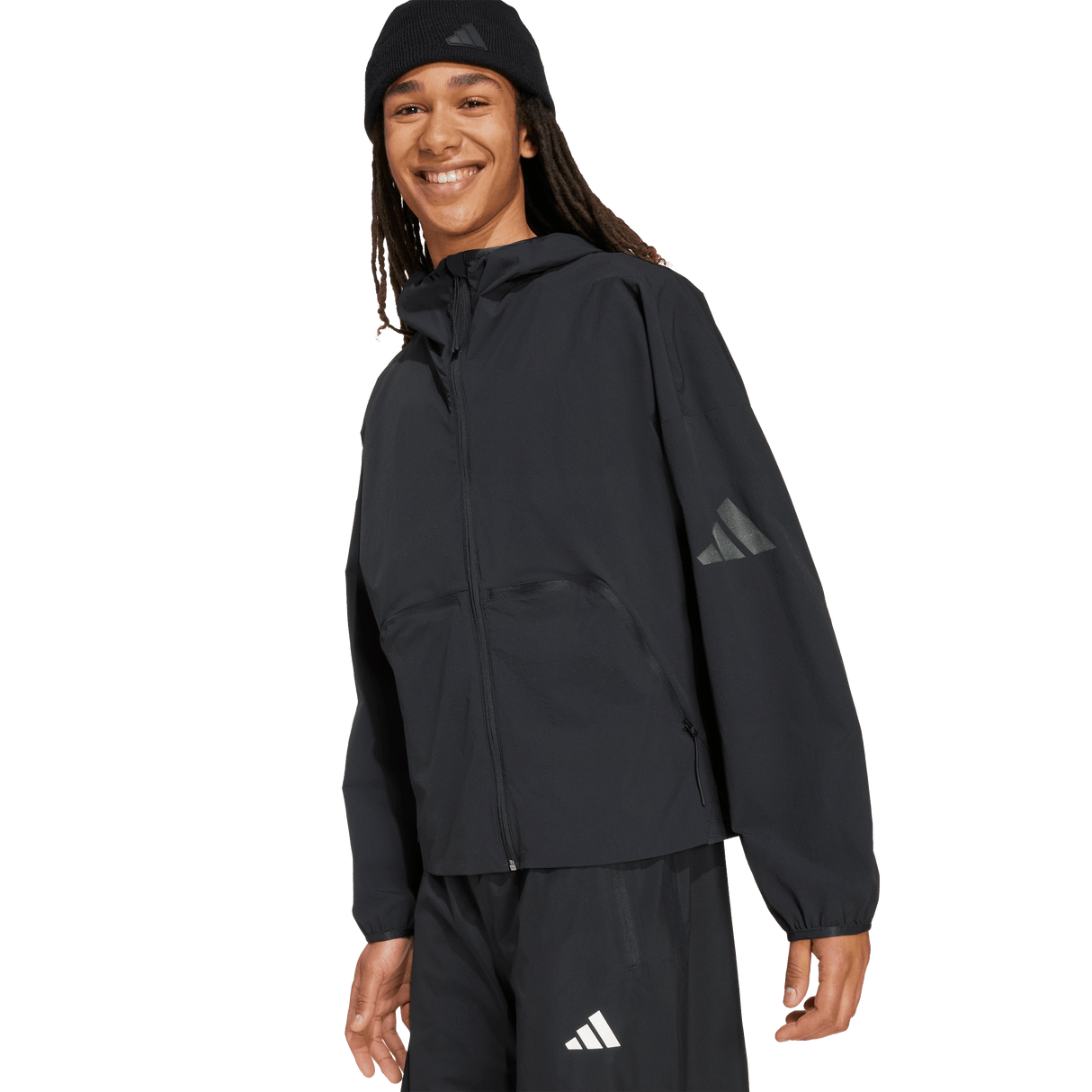 ADIDAS - Giacca A Vento Myshelter - Uomo - Black - image 5