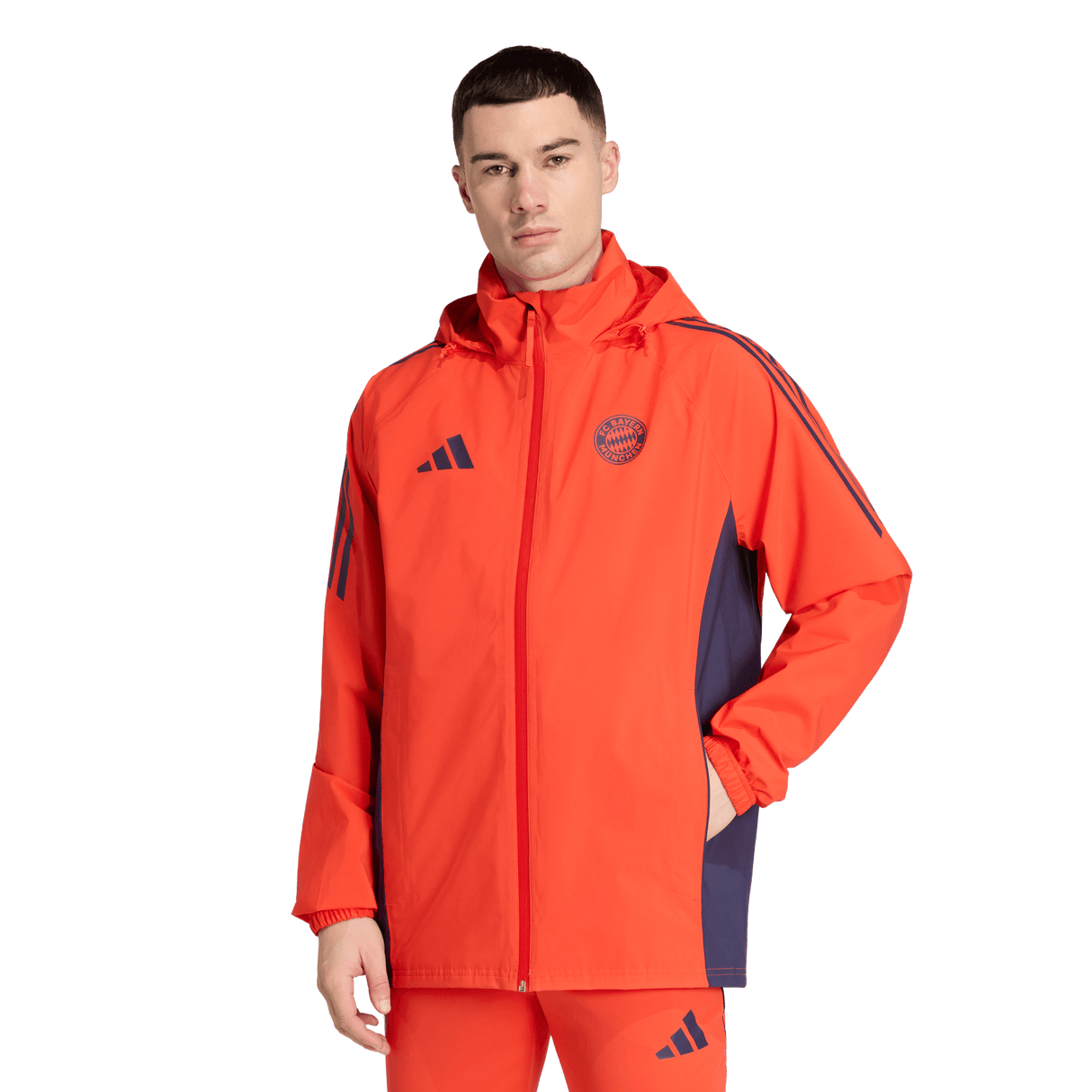 ADIDAS - Fc Bayern 2025/2026 Tiro24 Rain Jacket - Uomo - Red - image 2