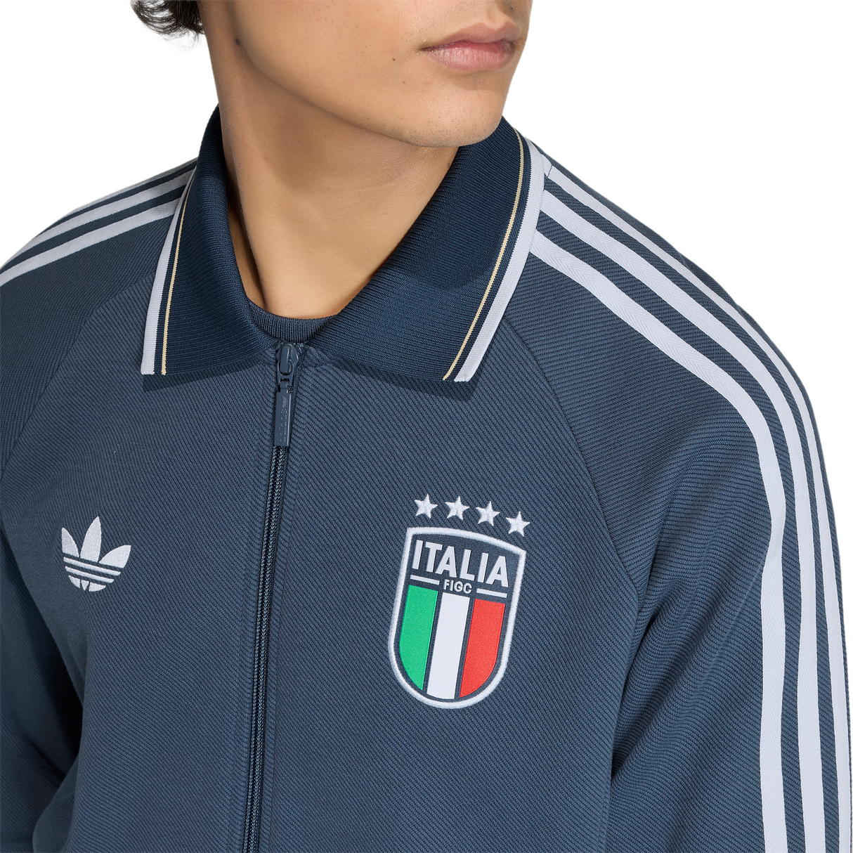 ADIDAS - Italy Away Anthem Jacket - Uomo - Blue - image 5