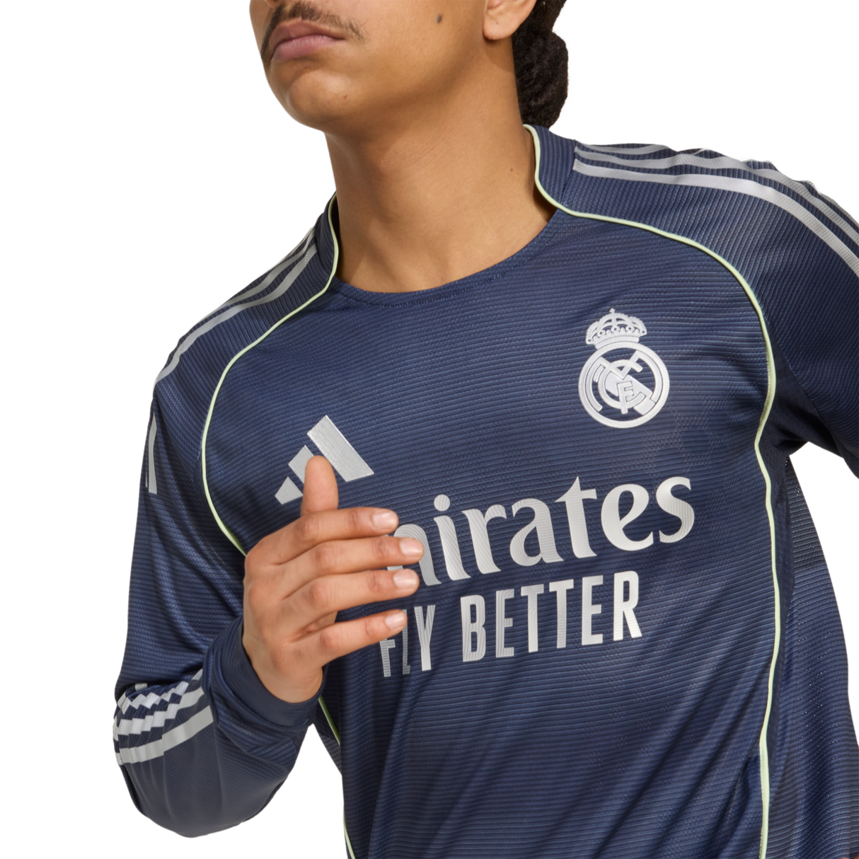 ADIDAS - Maglia A Manica Lunga Authentic Away 25/26 Real Madrid - Uomo - Blue - image 8