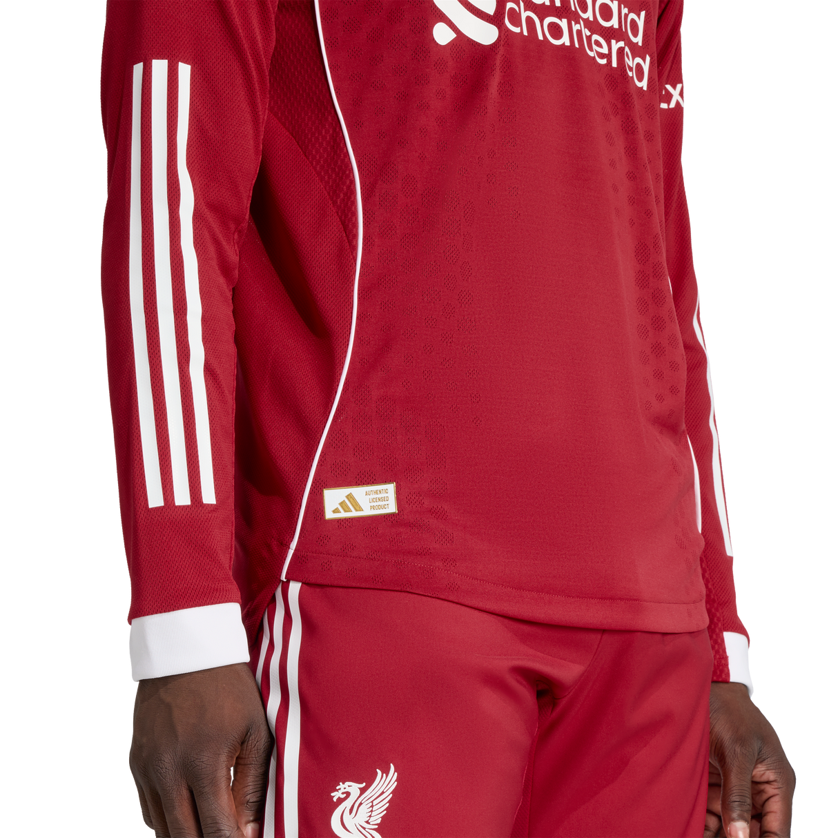 ADIDAS - Liverpool Fc 25/26 Home Authentic Jersey Longsleeve - Uomo - Black - image 7