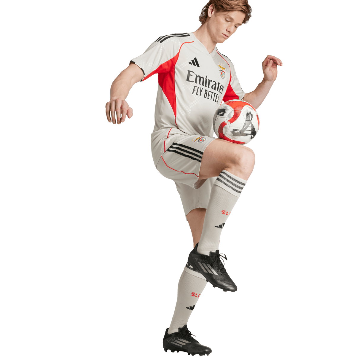 ADIDAS - Maglia Da Trasferta Benfica 25/26 - Uomo - Beige - image 5