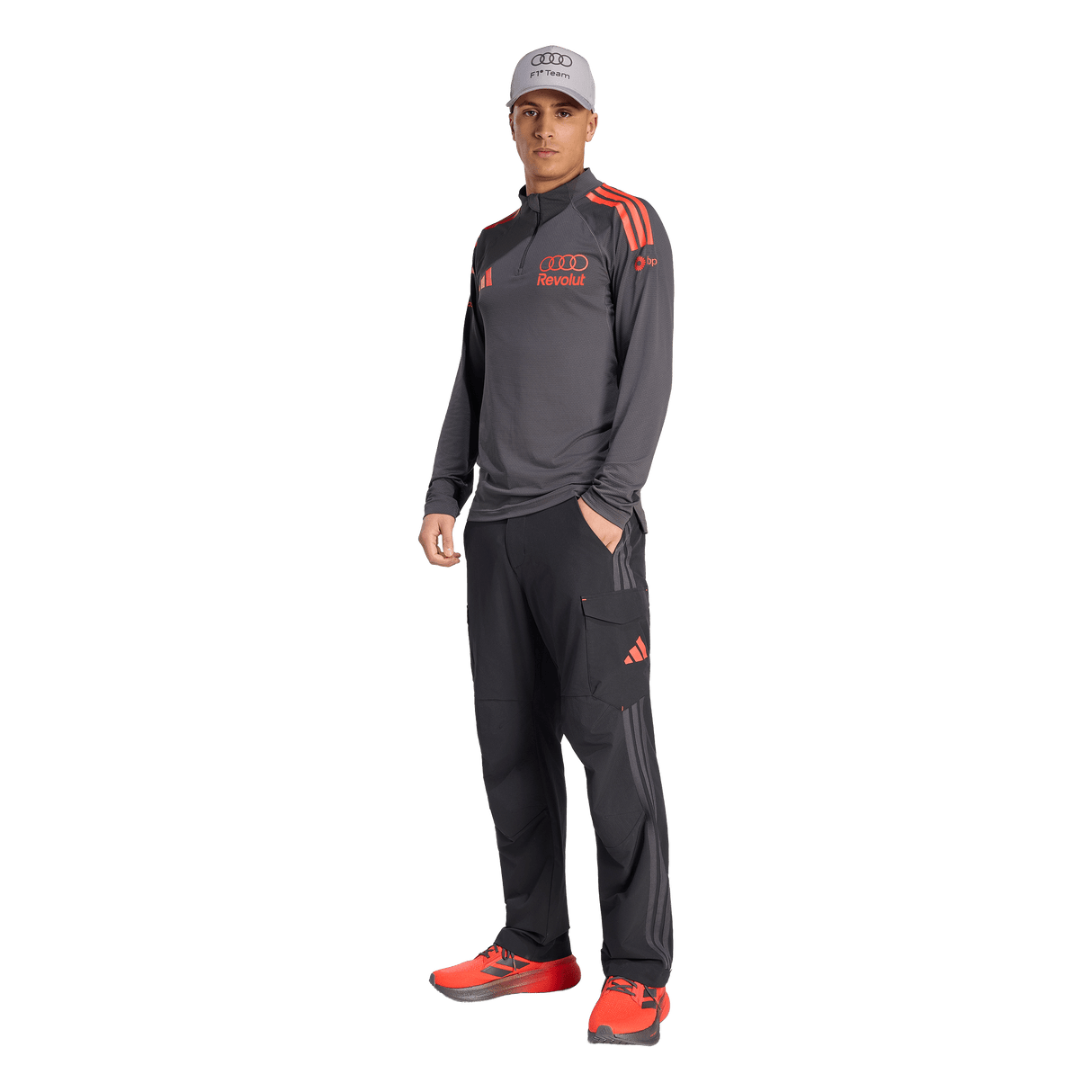 ADIDAS - Audi Revolut Formula One Team 2026 Mechanics Pant - Uomo - Black - image 4
