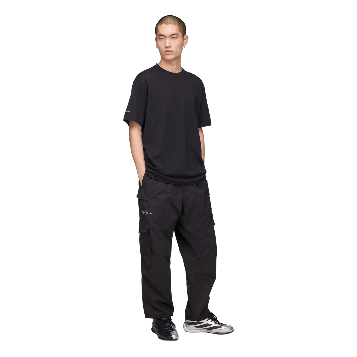 ADIDAS - Y-3 Mercedes - Amg Petronas Formula 1 Team Star Logo Short Sleeve Tee - Black - image 5