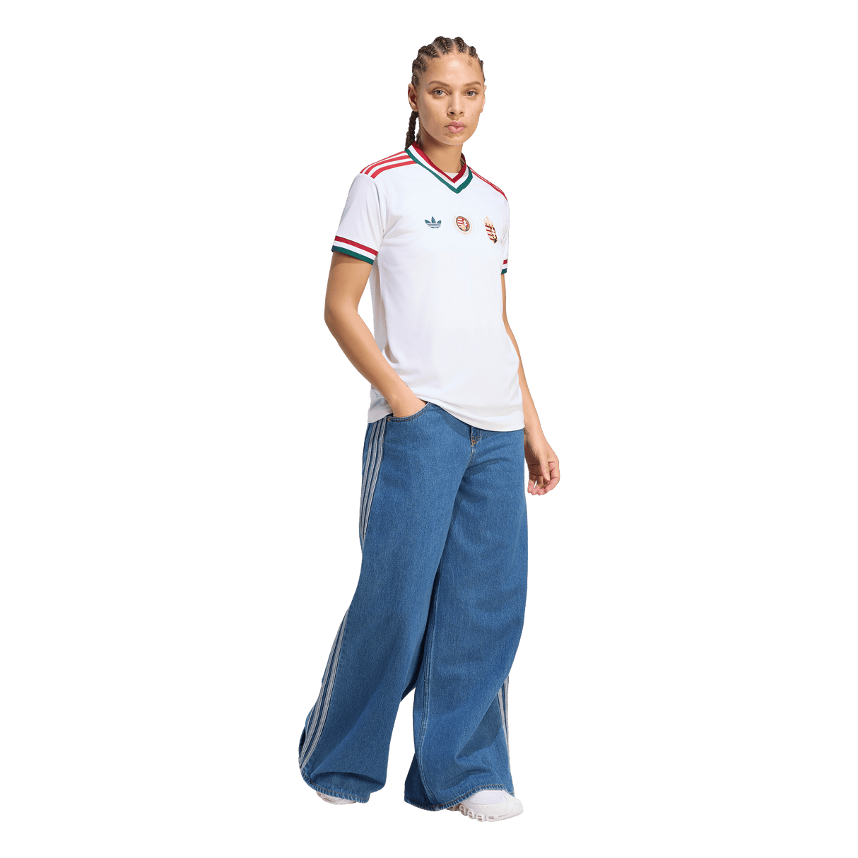 ADIDAS - Hungary 26 Away Jersey - Donna - White - image 5