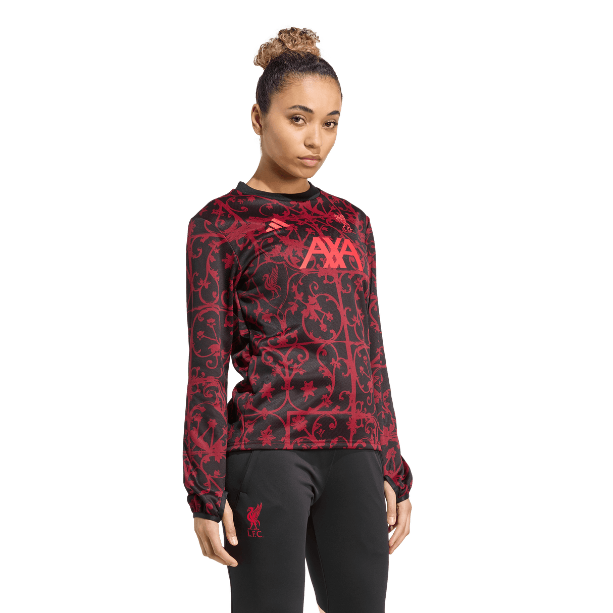 ADIDAS - Liverpool Fc 25/26 Pre Match Warm Top - Donna - Black - image 4