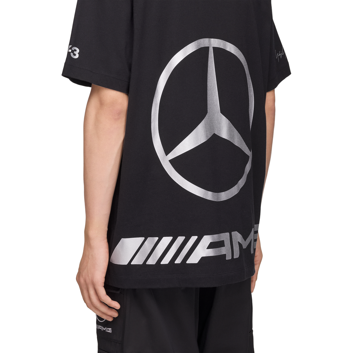ADIDAS - Y-3 Mercedes - Amg Petronas Formula 1 Team Star Logo Short Sleeve Tee - Black - image 7