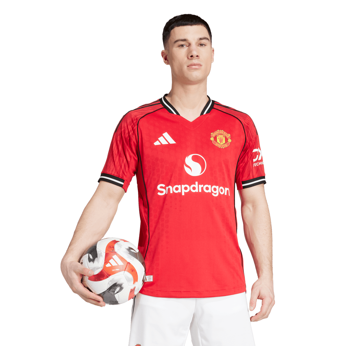 ADIDAS - Maglia Home Authentic Manchester United Fc 25/26 - Uomo - Red - image 3