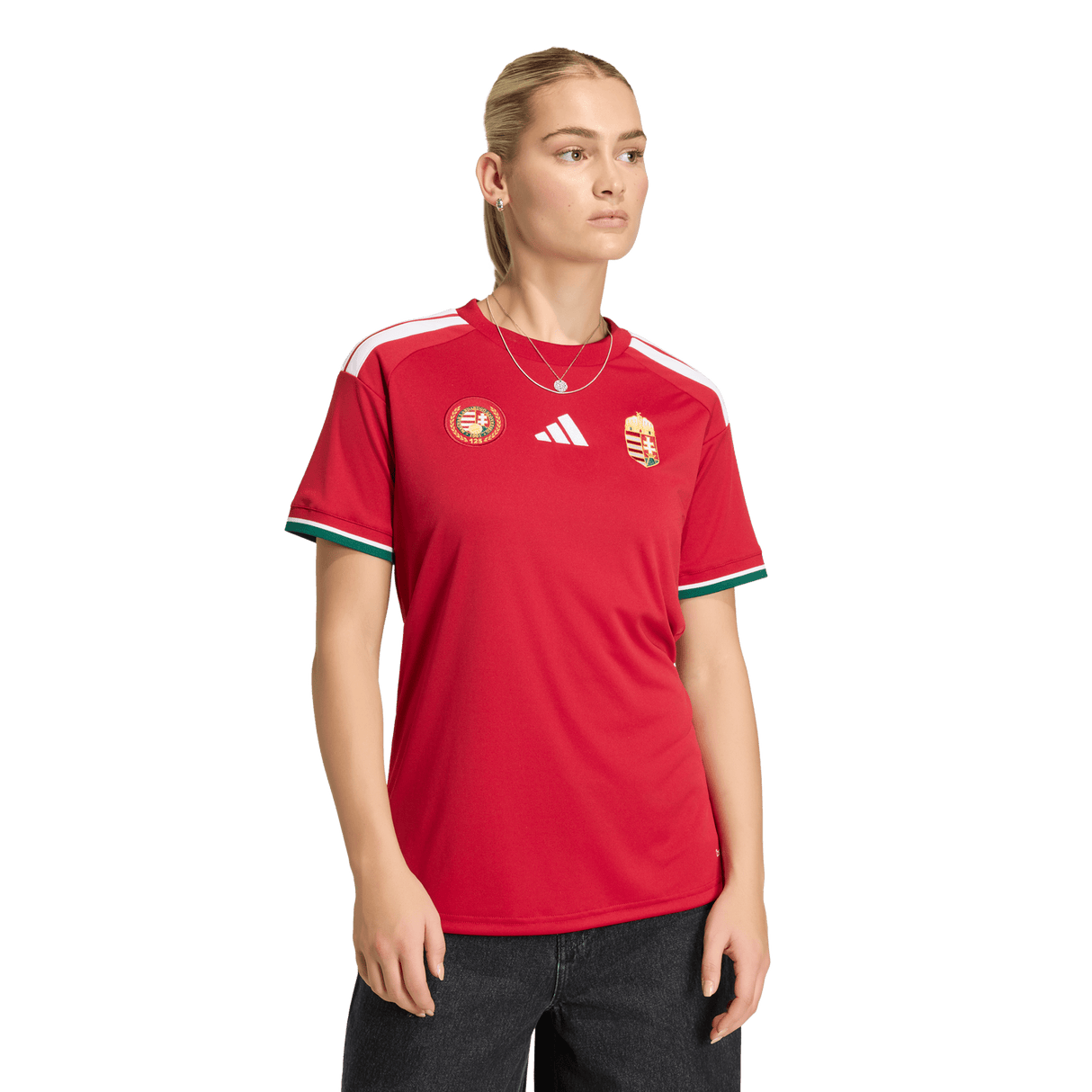 ADIDAS - Hungary 26 Home Jersey - Donna - Red - image 3
