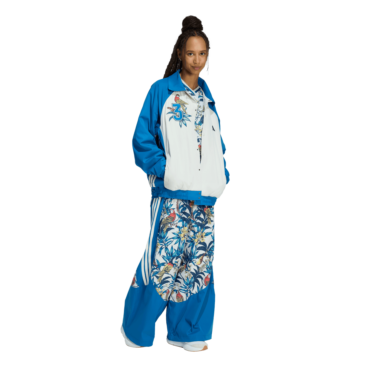 Adidas X Farm Rio Premium Jacket - Donna - Blue - image 4
