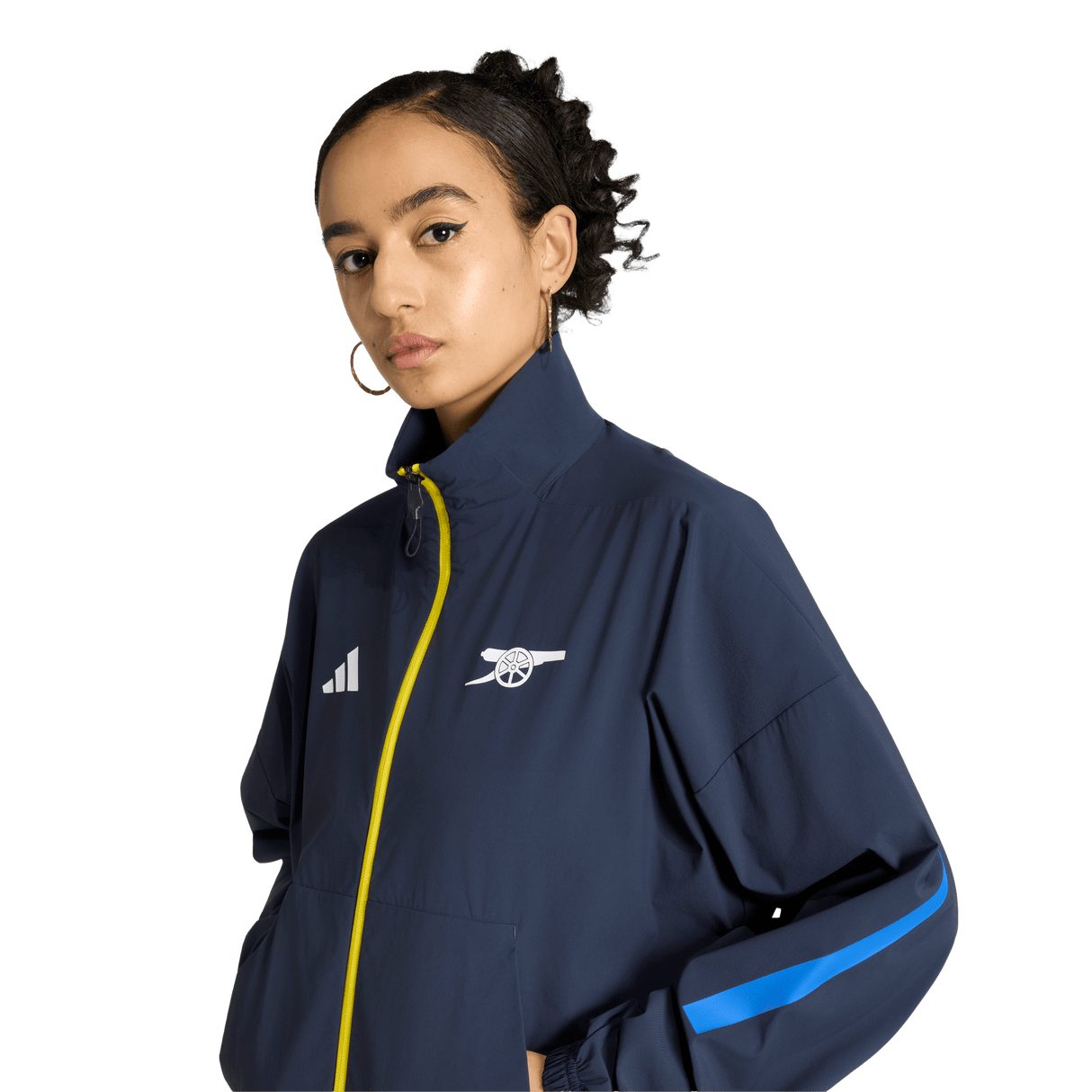 ADIDAS - Arsenal Fc Z.N.E. Anthem Jacket - Donna - Blue - image 5