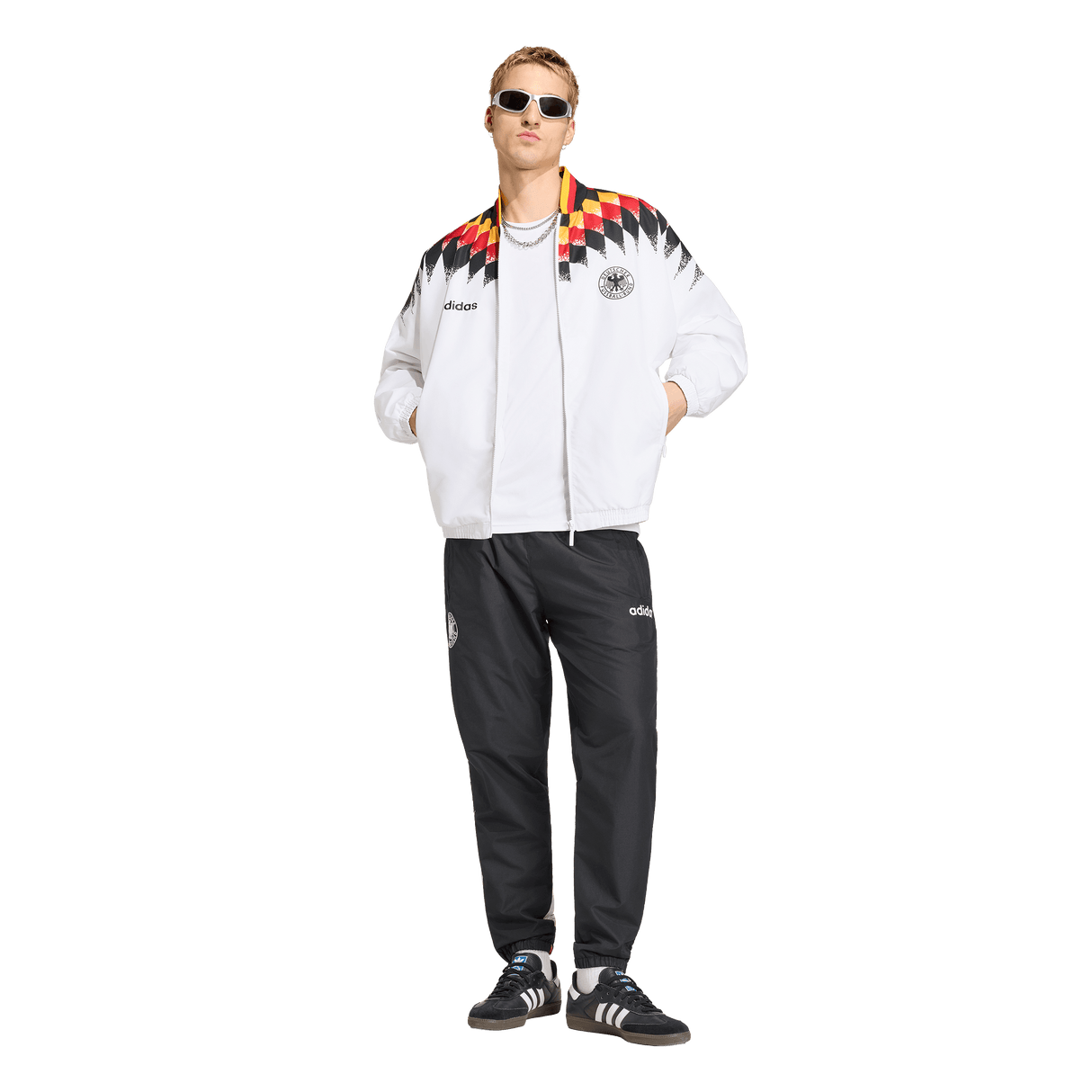 ADIDAS - Germany Track Pants 1994 - Uomo - Black - image 4