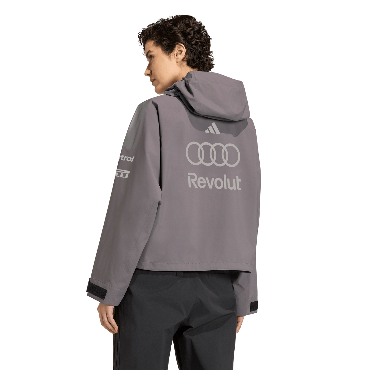 ADIDAS - Audi Revolut Formula One Team 2026 Engineers & Marketing Rain Jacket - Donna - Black - image 3