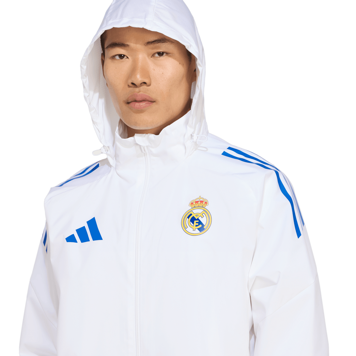ADIDAS - Real Madrid 25/26 Tiro25 Competition All Weather Jacket - Uomo - White - image 6