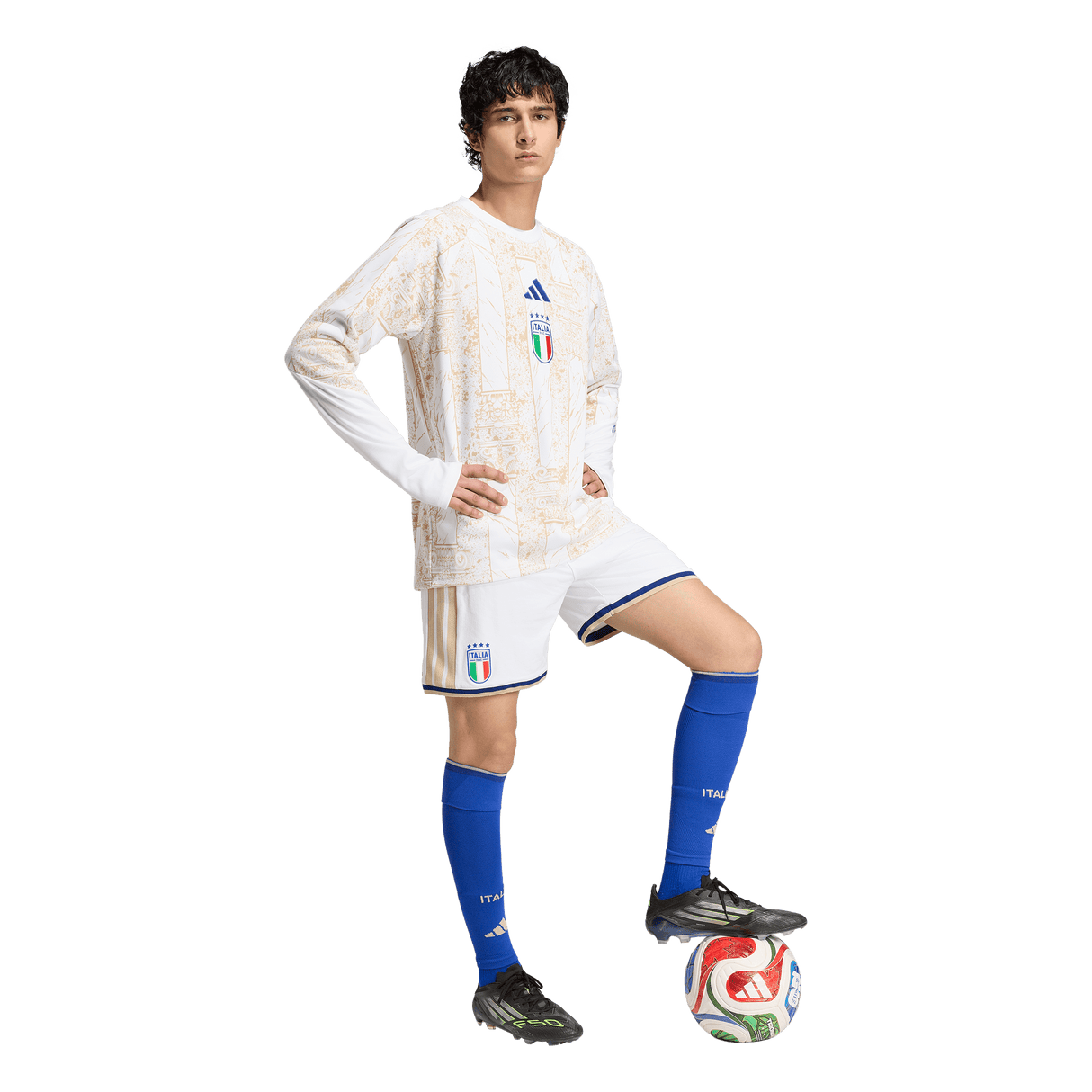 ADIDAS - Italy 26 Home Pre-Match Warm Top - Uomo - White - image 4