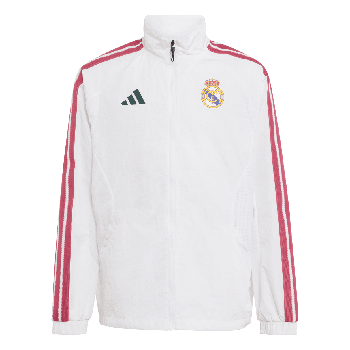 ADIDAS - Real Madrid Home Anthem Jacket Kids - White - image 2