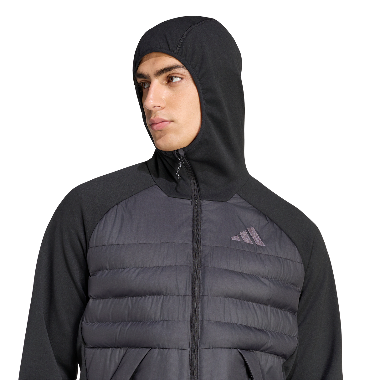 ADIDAS - TERREX Multi Clima365 Insulated Hybrid Hooded Jacket - Uomo - Black - image 5